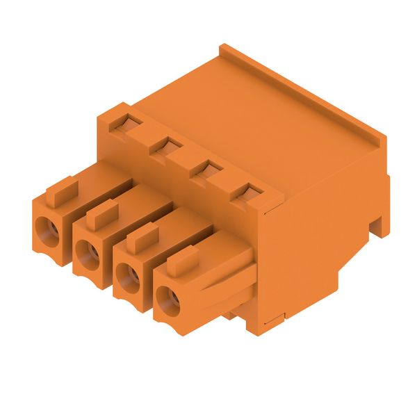 PCB plug-in connector, female plug, 3.81 mm, Number of poles: 4, 270°, Clamping yoke connection, Clamping range, max. : 1.5 mm², Box image 3