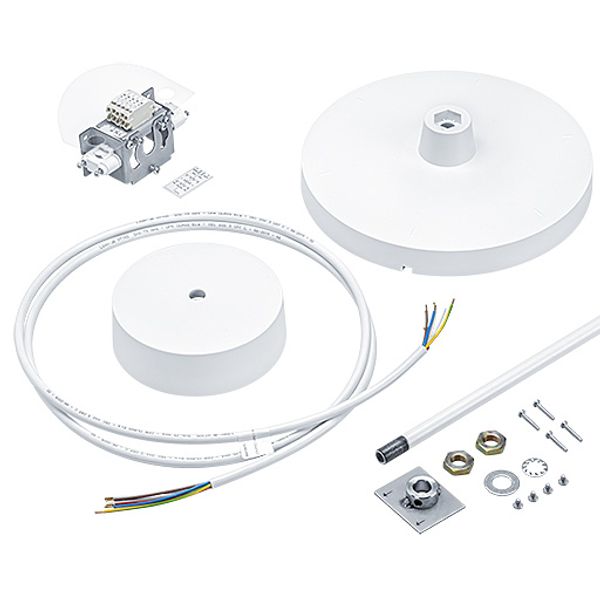 LANOS M/L SUSP SET AP1 WH - Pendant suspension 1000mm image 1