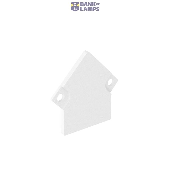 LINE20 CORNER ENDCAP-U WHITE 2 PCS image 1