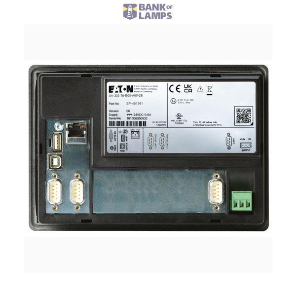 Touch panel XV-303, 24 V DC, 7 Inch, 1 x Ethernet, 1 x RS-232, 1 x RS- image 1