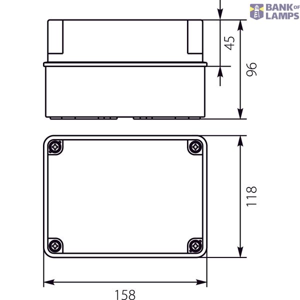 OH-2B.1 Hermetic housing with rail image 2