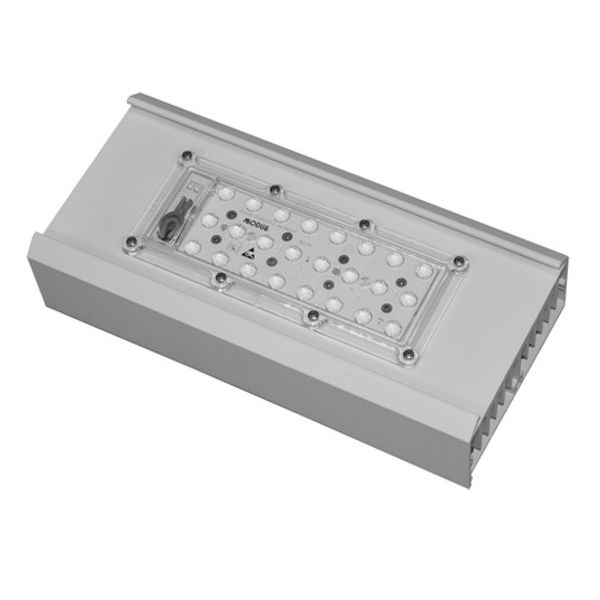 MODUS ALIN100, body 263mm, white,  1x optic wide beam 90°, LED 840,  not dimmable image 1