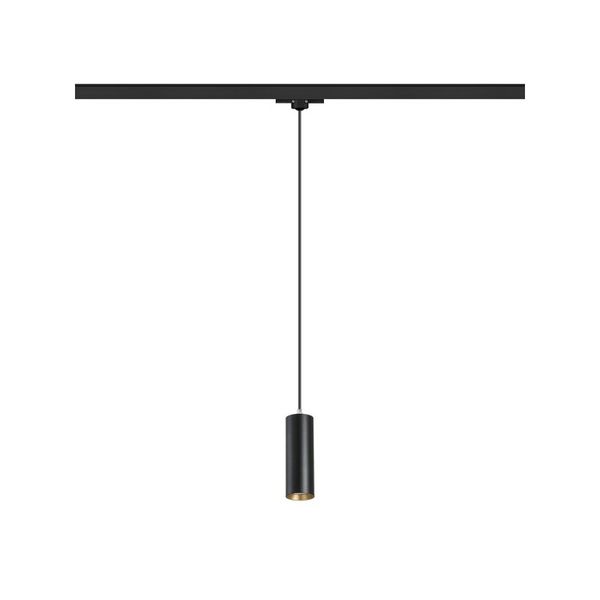MAVRO for 3-circuit tracks pendant black/gold 230V LED 12W 38° 3000K image 1