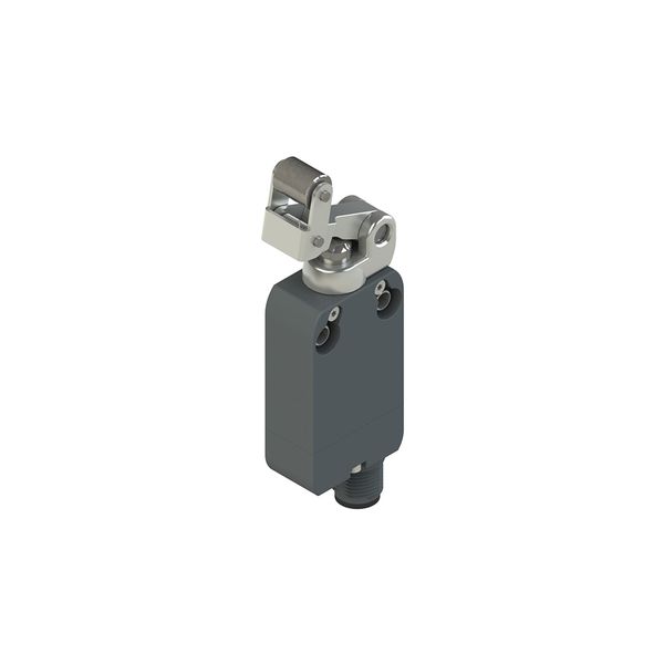 Modular prewired switch with unidirectional roller lever image 1
