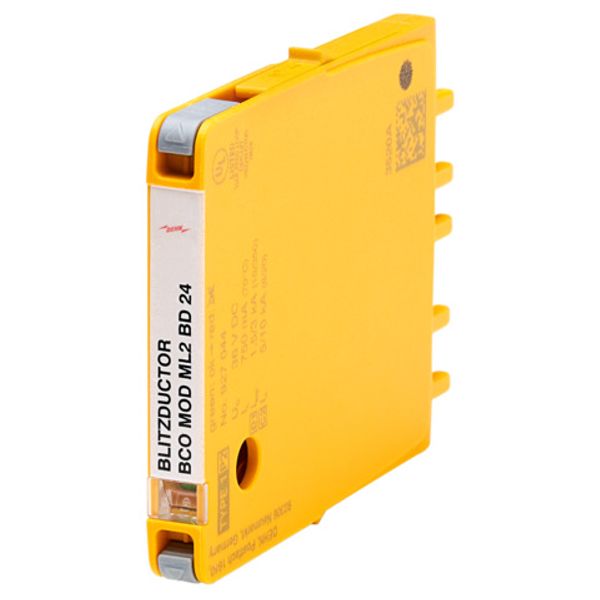 Protection module for 1 pair BLITZDUCTORconnect w. fault indication image 1