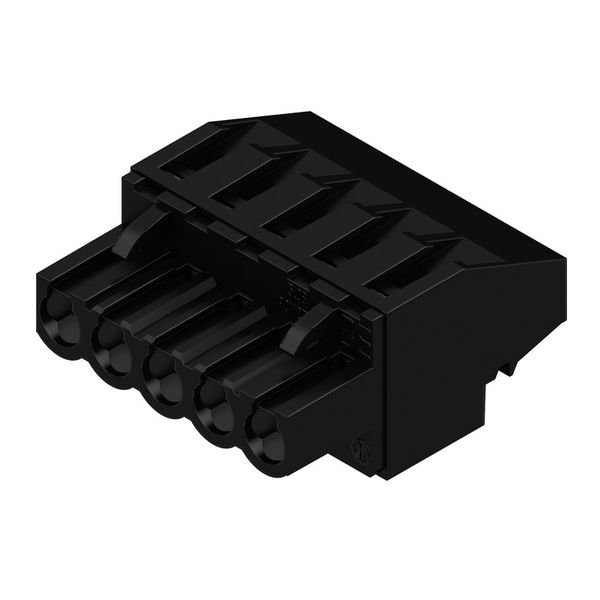 PCB plug-in connector, female plug, 5.00 mm, Number of poles: 5, 270°, Clamping yoke connection, Clamping range, max. : 4 mm², Box image 6