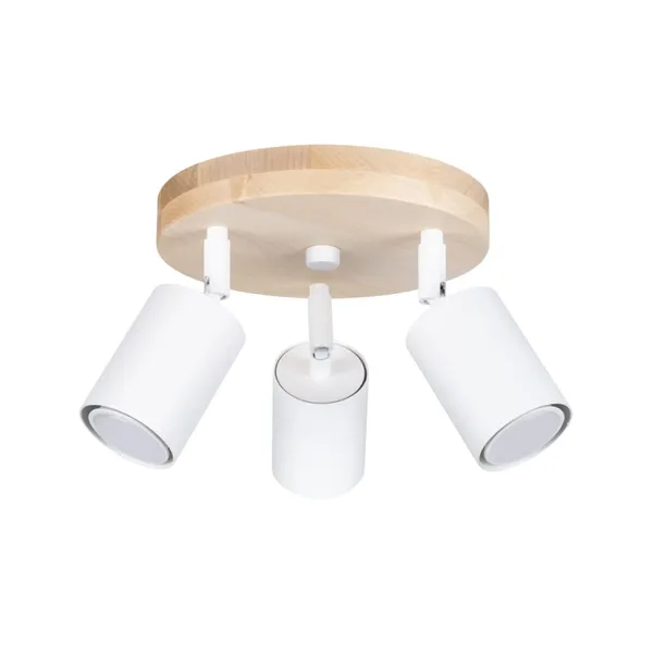 CEILING LAMP VERDO 3P WHITE GU10 3X10W IP20 image 1