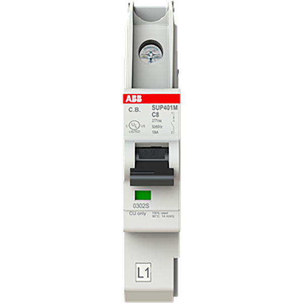 UL489 MCB SMISSLINE TP 1P 8A C image 1
