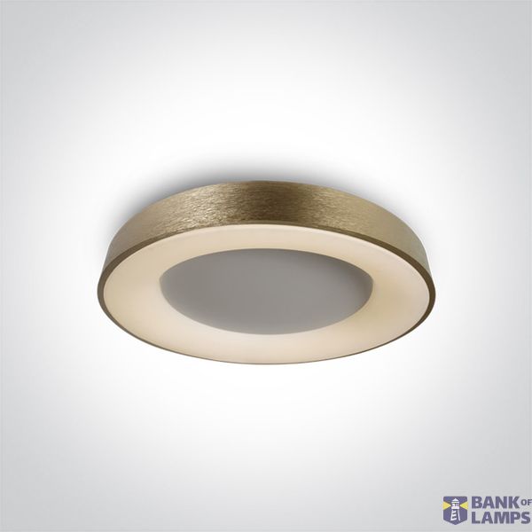 BRUSHED GOLD PLAFO 50W WW IP20 230V image 1