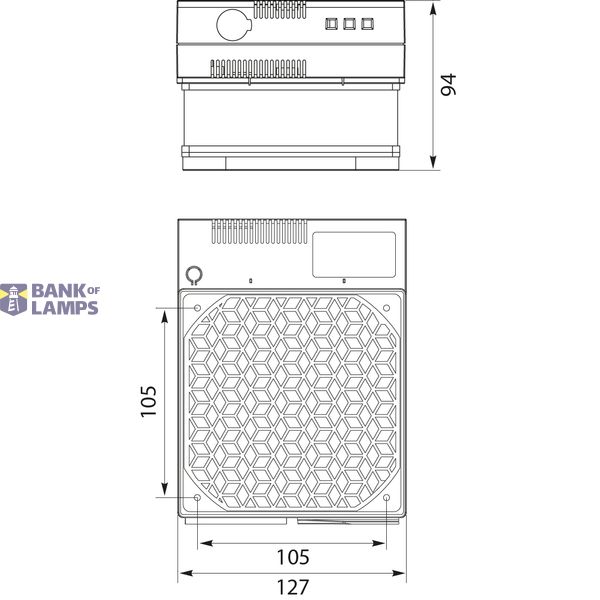 Compact heater with fan WEG148 image 1