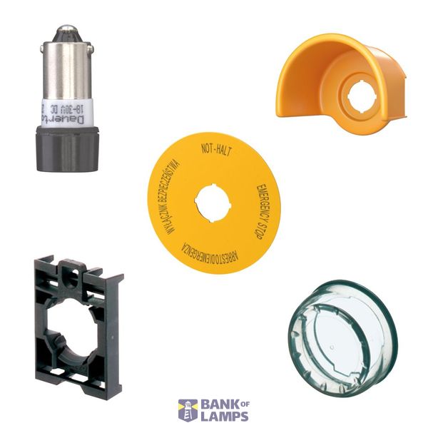 Adapter for PCB contact elements (M22-KP…), 3 mounting locations image 3
