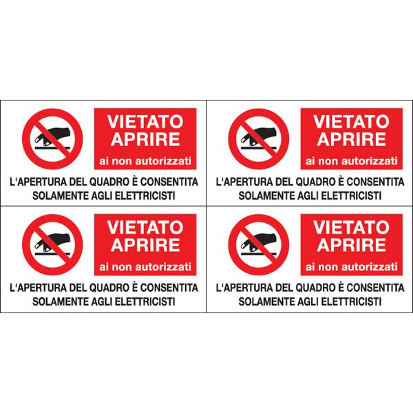 Adhesive label - Dimensions: 330 x 170 mm image 1
