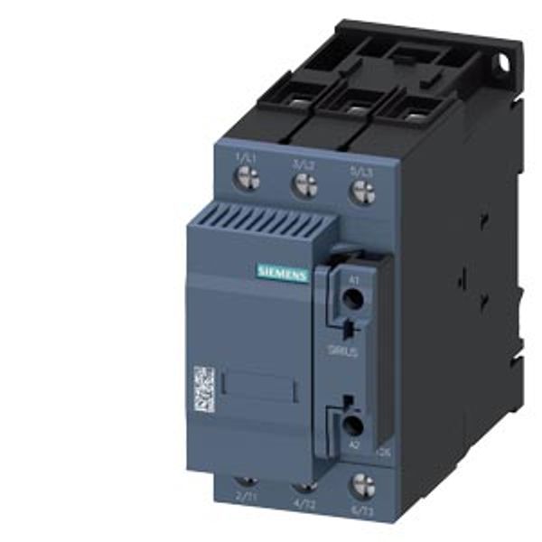 Contactor, AC-6B, 75 kVAr/400 V, 2 NC, AC/DC operation 83-155 V AC/DC image 1