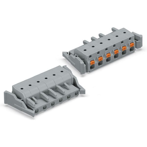 2231-211/037-000 1-conductor female connector; push-button; Push-in CAGE CLAMP® image 3