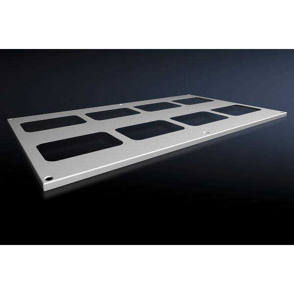 VX Roof plate, WD: 1100x600 mm, for cable entry glands image 1
