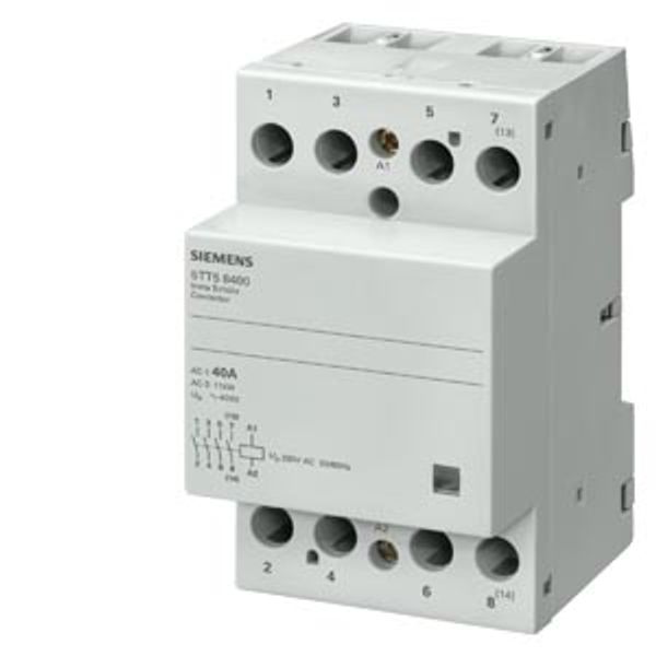 INSTA contactor with 4 NC contacts Contact for 230 V AC, 400V 63A Control 24 image 2