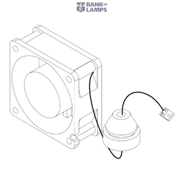 EXTERNAL FANS 400V S3 DC24V 60X60 MM image 1