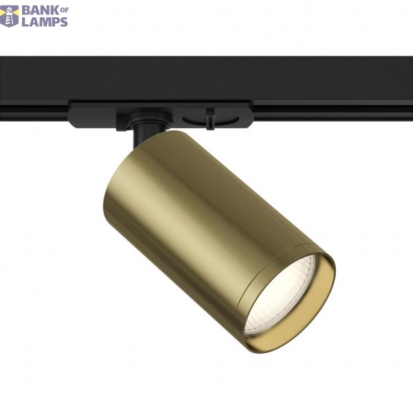 1 phase track system UNITY Track lamps Track Lighting Black and Brass image 2