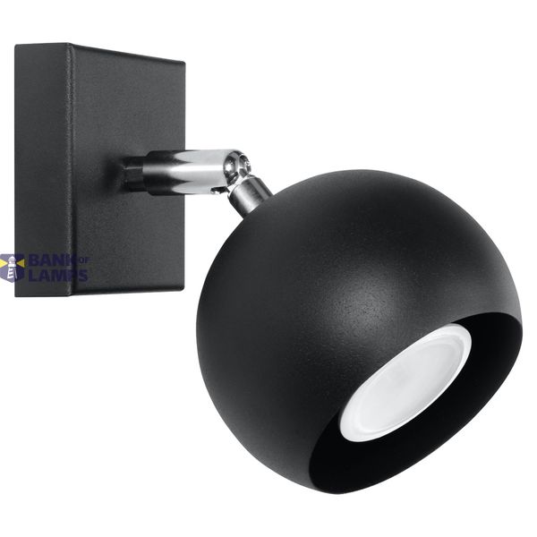 WALL LAMP OCULARE BLACK GU10 1X40W IP20 image 7