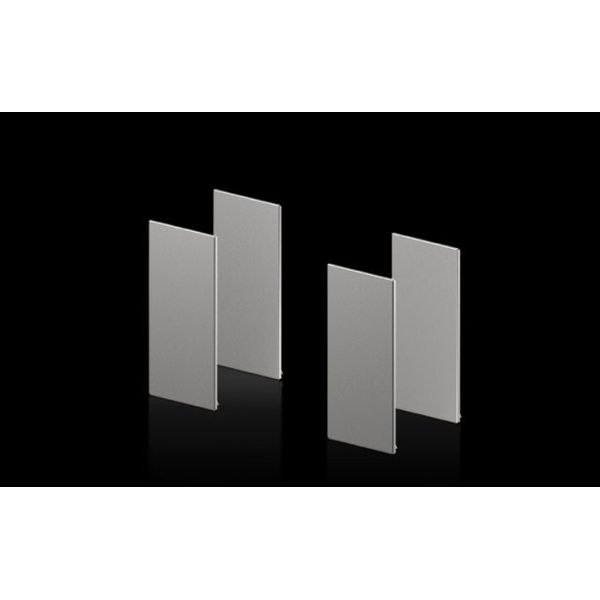 Cover caps, stainless steel for base/plinth system VX, stainless steel image 1