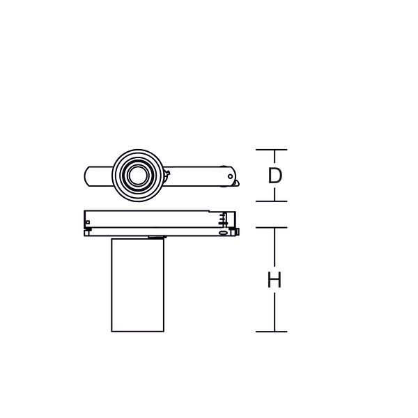 DEECOS S micro, 16 W, 1350 lm, 940, silver, on/off Surface mounted pro image 3