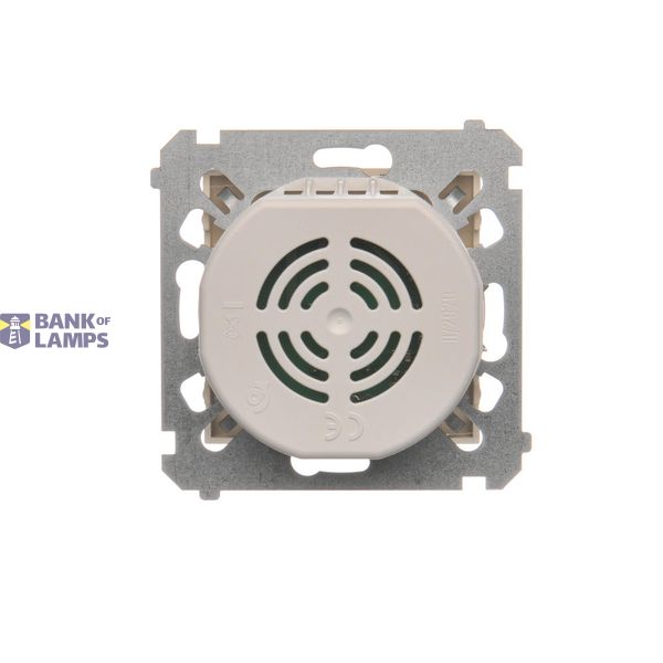 Temperature regulator with inner detector, Silver matt, metalic image 1