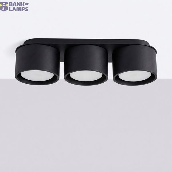 Ceiling lamp MODO 3 black Gx53 image 2