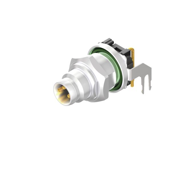 Built-in plugs, M8, Mounting thread: M8, Number of poles: 3, Strand / cable length: image 1