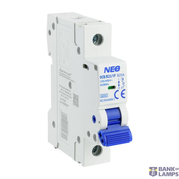 Circuit breaker, 6kA, B, 1-pole, 25A OCB/B25/1P image 1