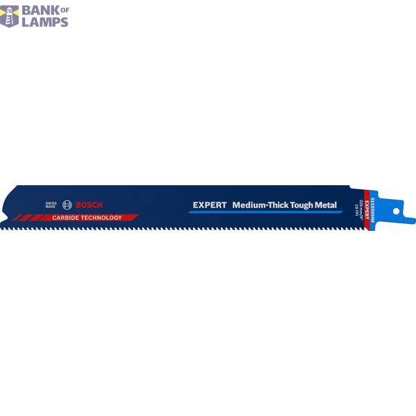EXPERT ‘Medium-Thick Tough Metal’ S 1155 HHM Reciprocating Saw Blade 1-pc image 1