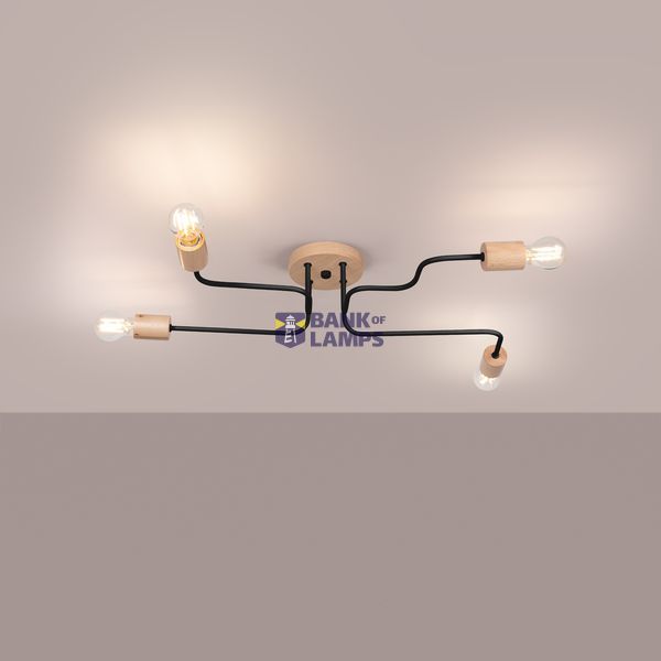 TIMBO CHANDELIER 4 BLACK 4XE27 image 10