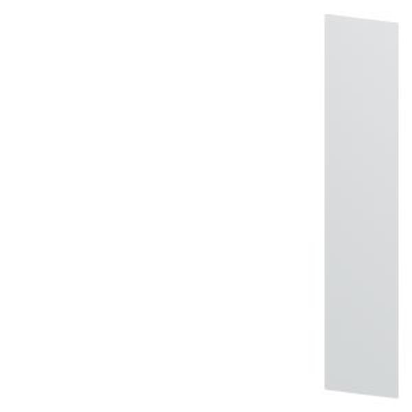 SIVACON, side panel, flat, IP40, H: 2000 mm, W: 400 mm, RAL 7035 image 1
