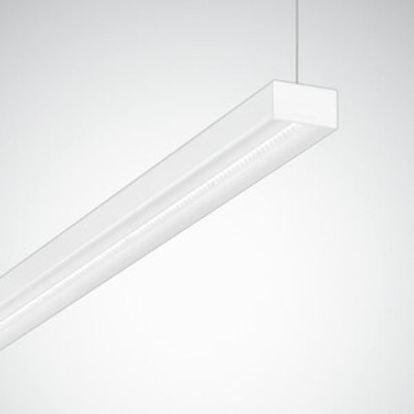 Suspended luminaires Solvan Flow H Raster White rectangular ET 44W 6000lm Wide (W) IK03 3 SDCM image 1