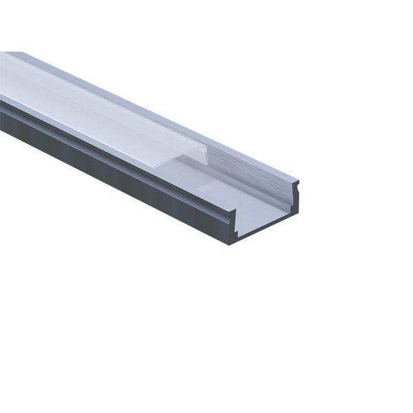 PANLUX Profile AL, 14.5x6x11mm, attached, milk diffuser, end caps and accessories included, 1m image 1