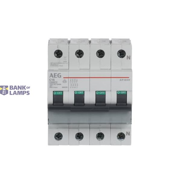 EP103N C16 Miniature Circuit Breaker - 3+NP - C - 16 A image 7