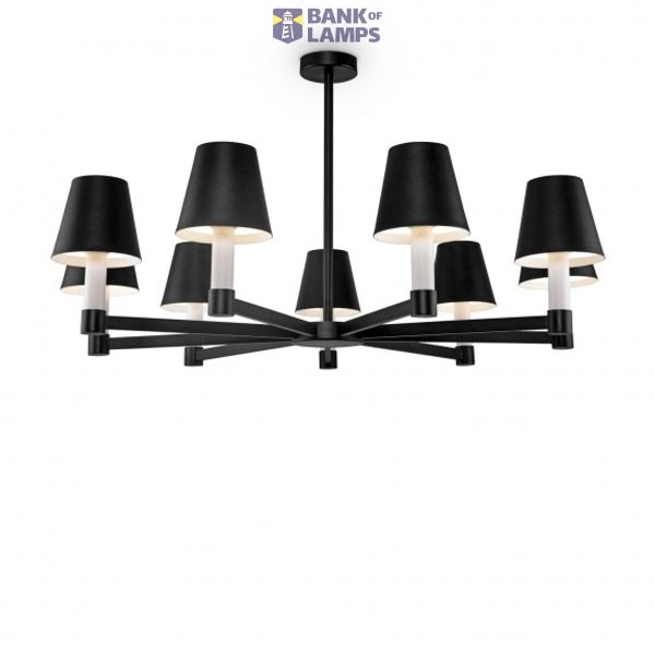 Modern Tet-a-tet Pendant Lamp Black image 2