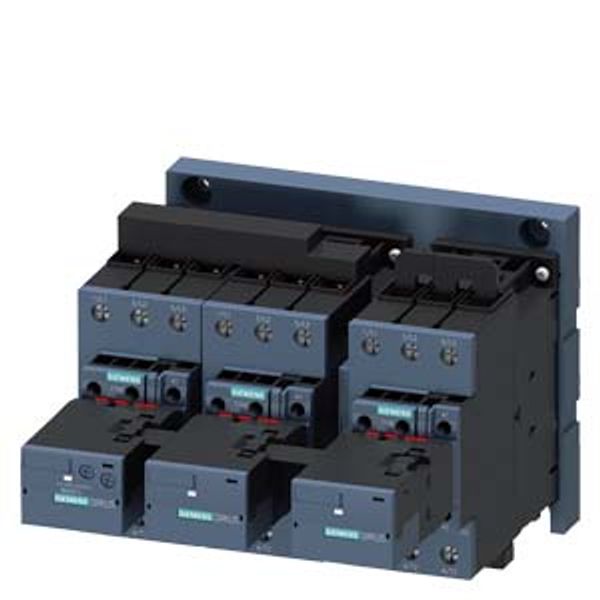 Contactor assembly for star-delta (wye-delta) start AC-3, 55 kW/400 V,24-33 V AC/DC 3-pole, size S2 image 1