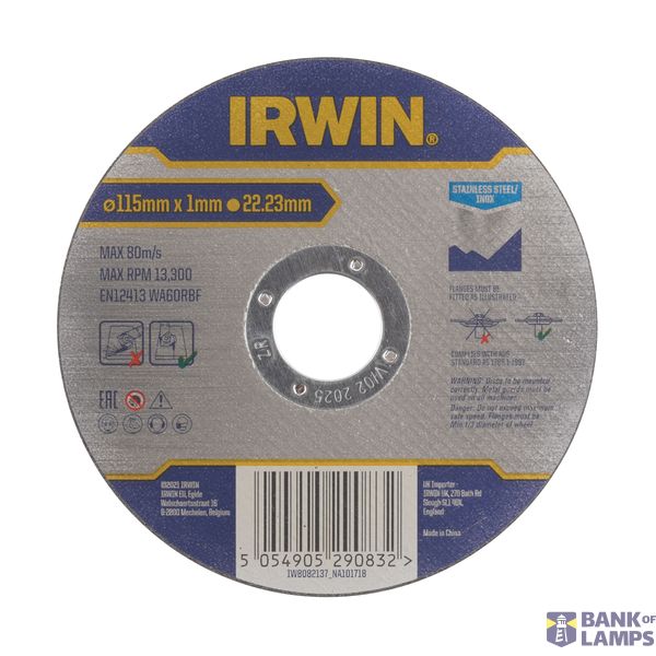 Flat Metal Cut B/Disc 115x1.0 image 1