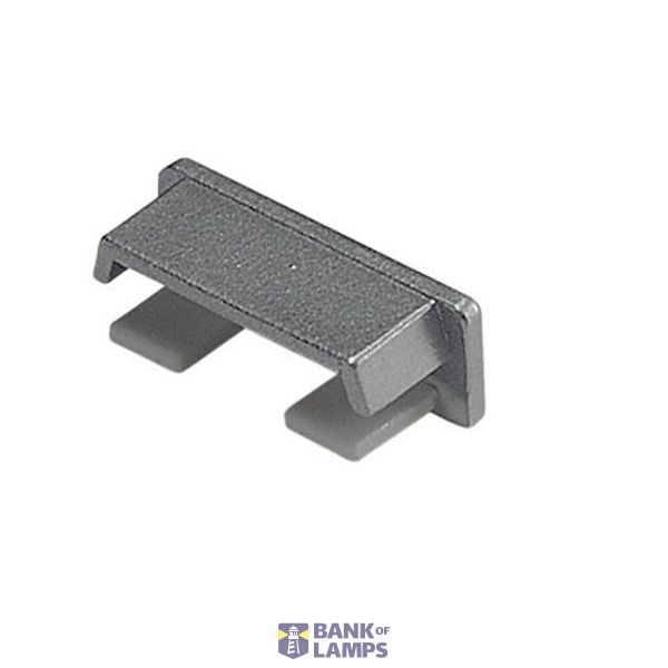 GLENOS Endcap for Profile 2609, FLAT, silvergrey image 2