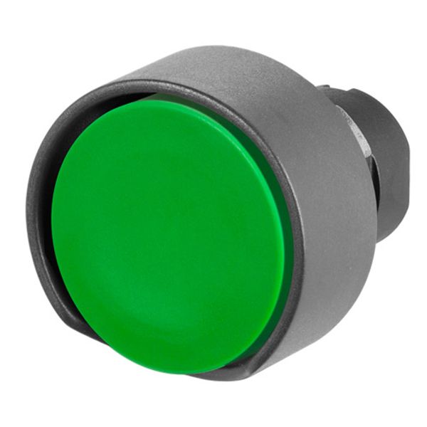 Push-button Ø 32, guarded green image 1