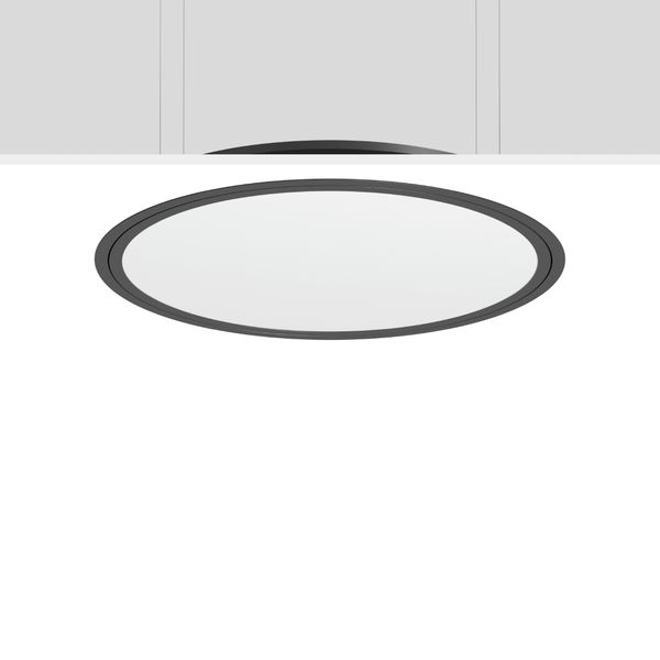 TRIONA round, 70 W, 6750 lm, 840, anthracite, DALI Recessed ceiling lu image 2