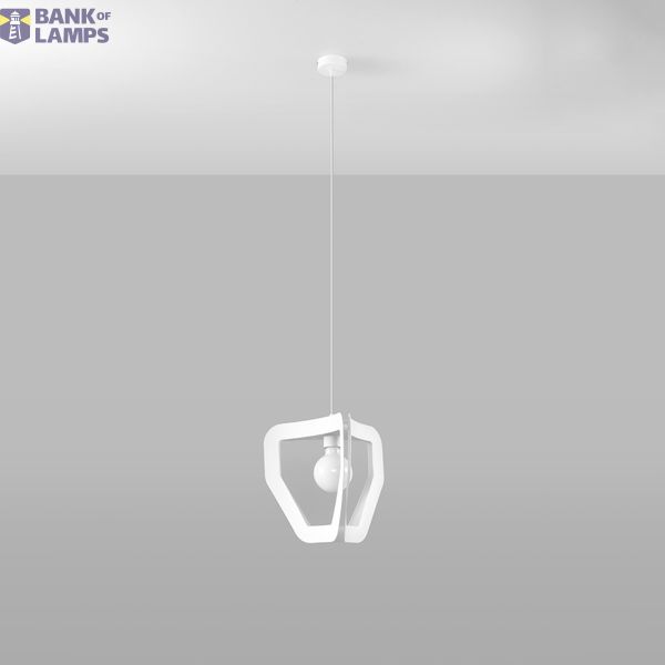 HANGING LAMP TRES WHITE E27 1X60W IP20 image 6