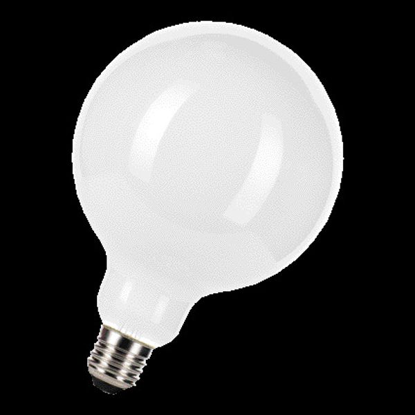 LED Filament G125 E27 240V 4W 2700K Opal Dimm image 2
