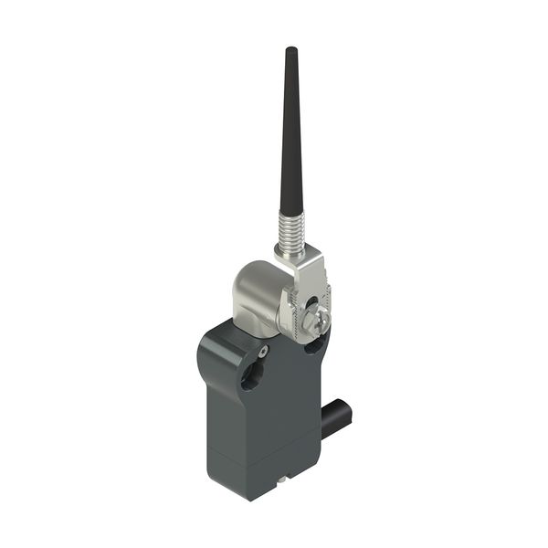 Modular prewired switch with metal revolving lever with flexible adjustable rod image 1