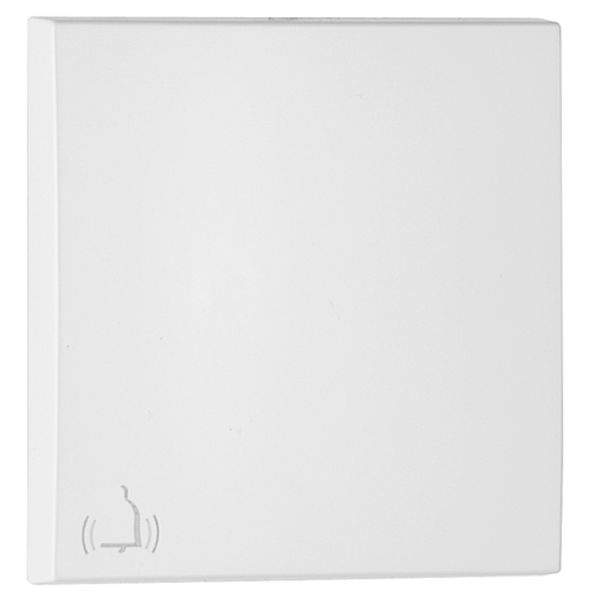 ROCKER F/SWITCHES W/BELL SYMBOL WHITE image 2