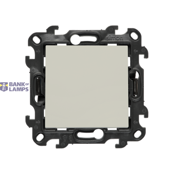 SOON ON SALE, intermediate switch without pictogram, (module), Simon 24, IP20/IP44, 10AX, cashmere image 1