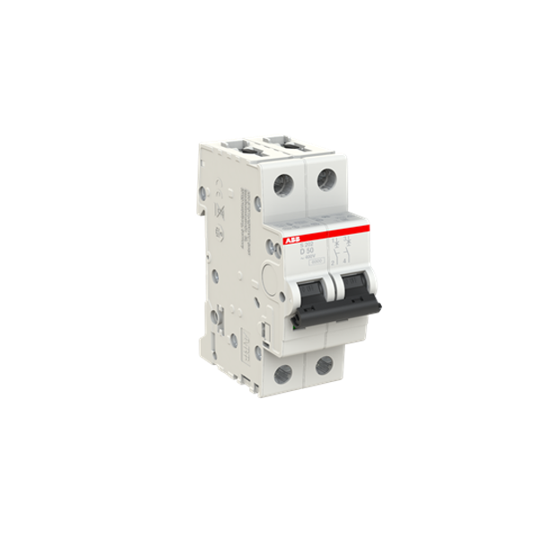 S202-D50 Miniature Circuit Breaker - 2P - D - 50 A image 2