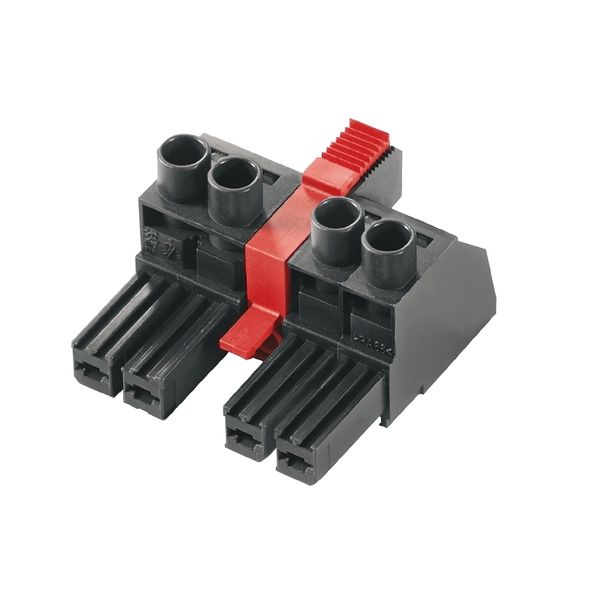 PCB plug-in connector, female plug, 7.62 mm, Number of poles: 5, 180°, Clamping yoke connection, Clamping range, max. : 10 mm², Box image 2