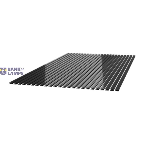 Panel connector Plastic 1200mm x12 Black image 2