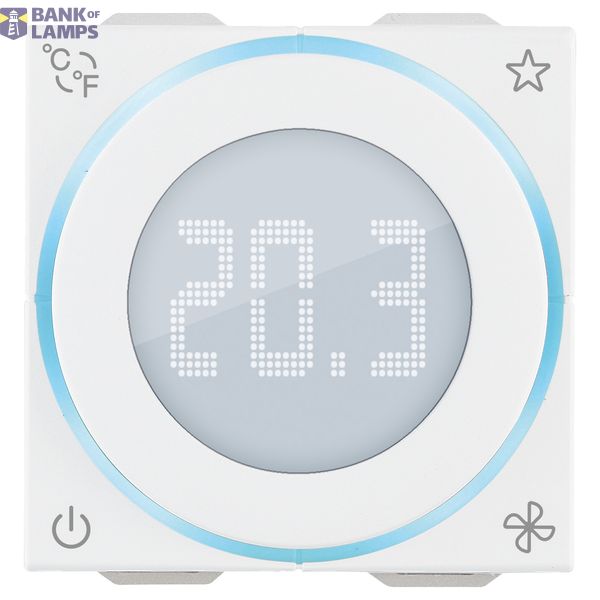 IoT dial thermostat FAN 2M white image 1